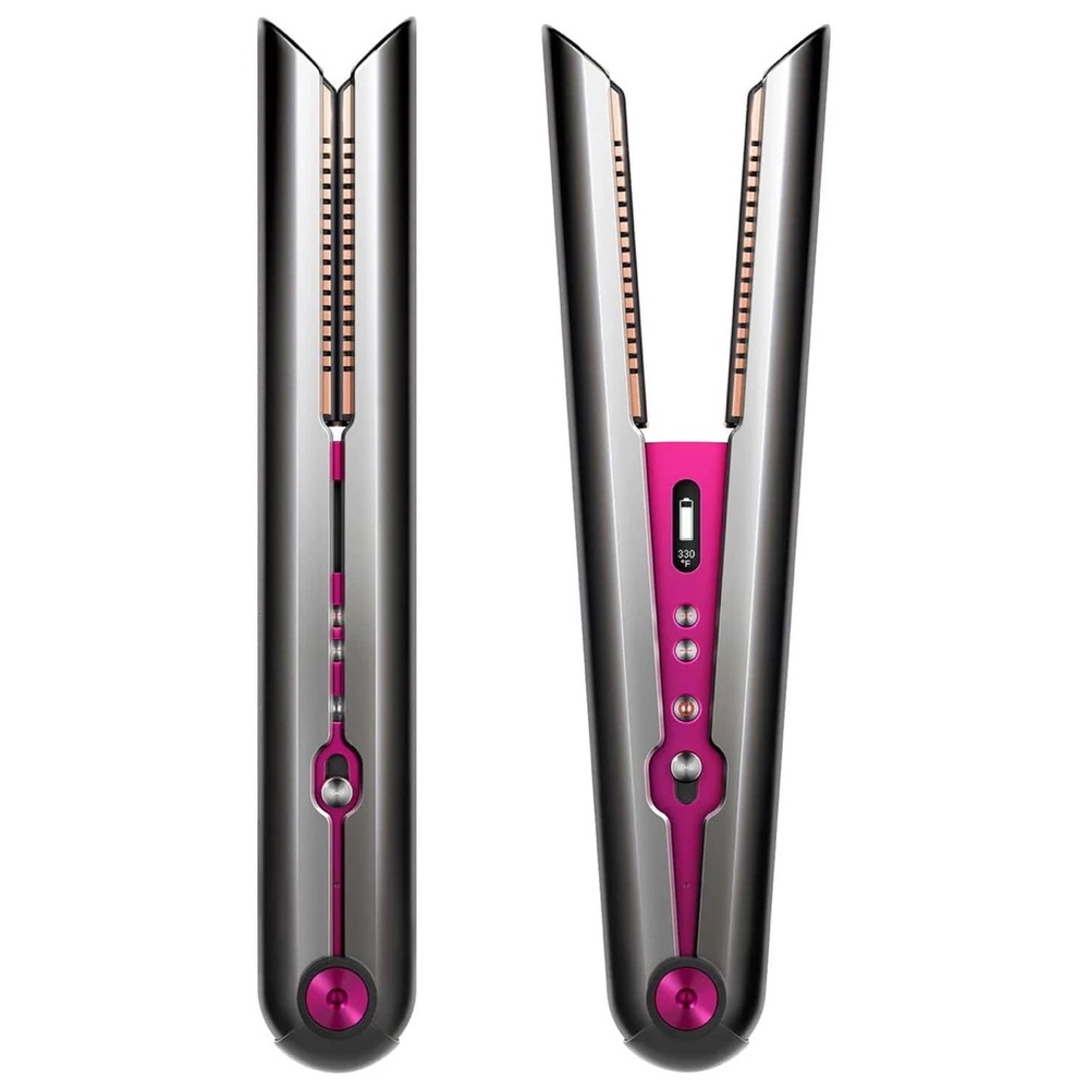 Dyson Cordless Ceramic Flat Iron Hair Style Straightener Fuschia Black